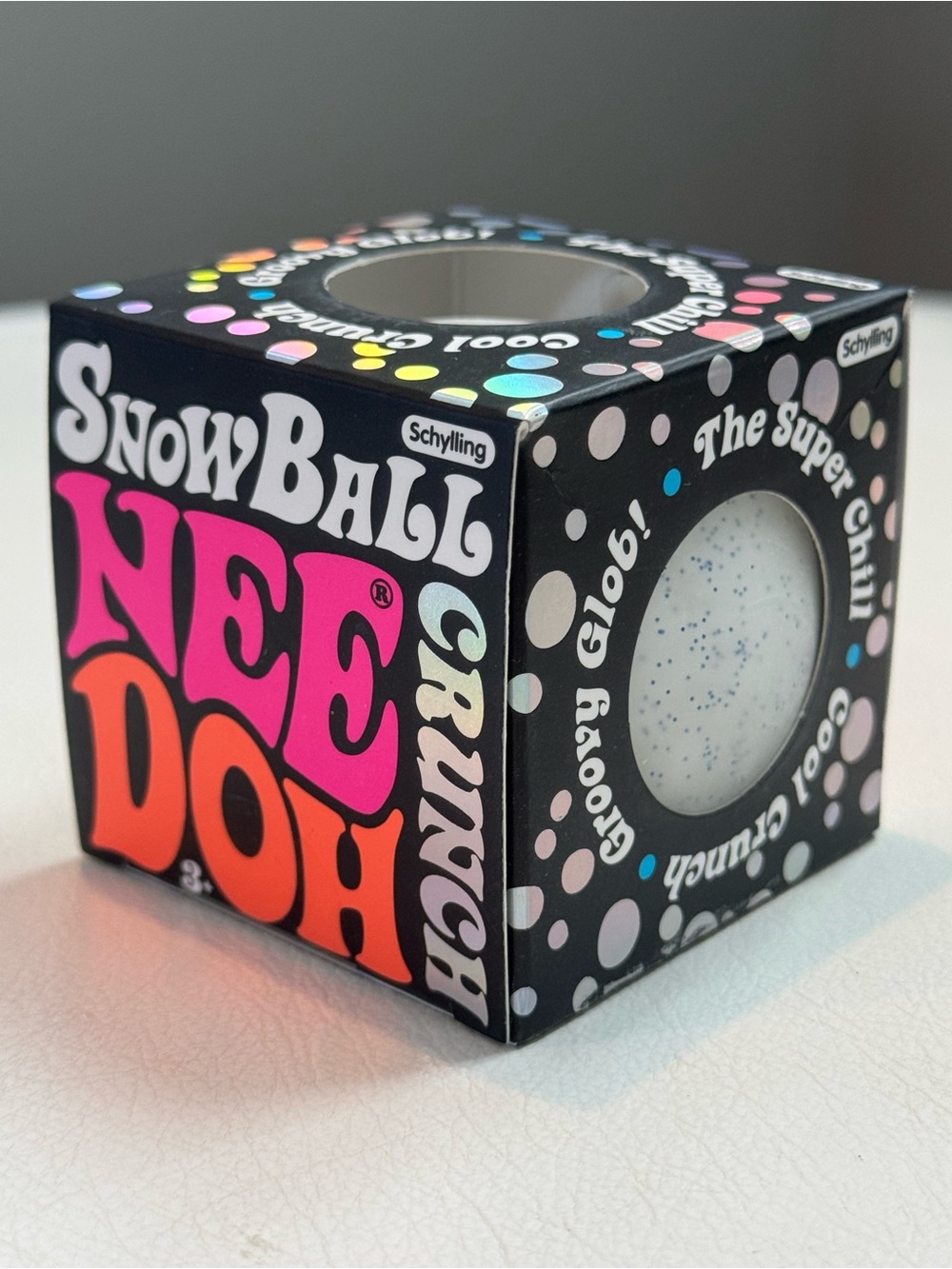 NeeDoh Snowball Crunch RARE Authentic Squishy Fidget Toy New SHIPS TODAY